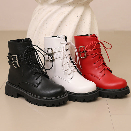 Warm Lace-up Ankle Boots SE23187