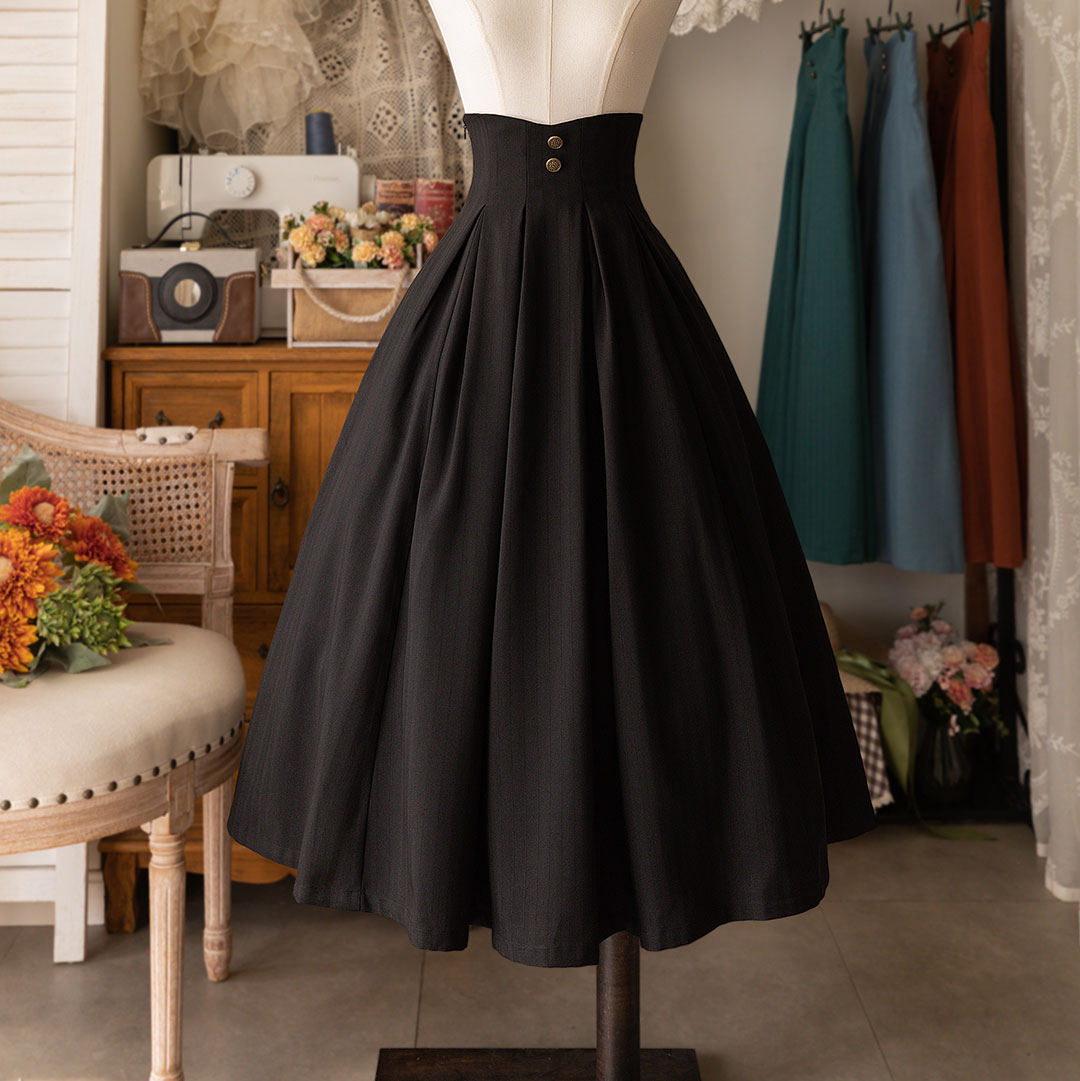 Retro High Waist Skirt SE23106