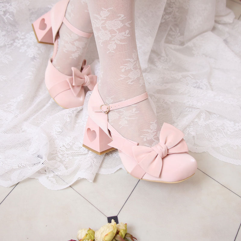 Love Bow Heels Shoes SE23228