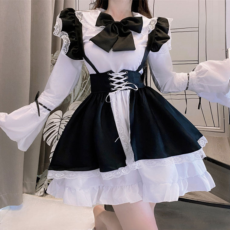 Lace Bow Maid Dress SE23022