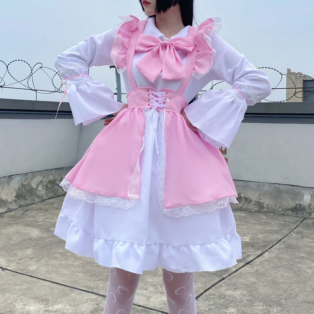 Lace Bow Maid Dress SE23022