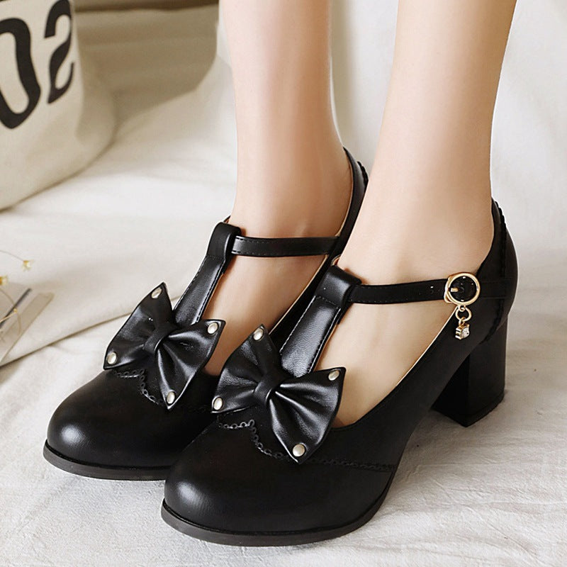 Sweet Lolita Bow Heels SE23027