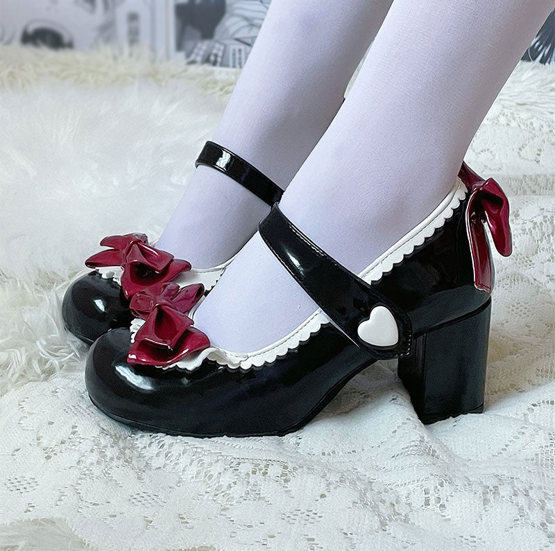 Sweet Bow Heel Shoes SE23104
