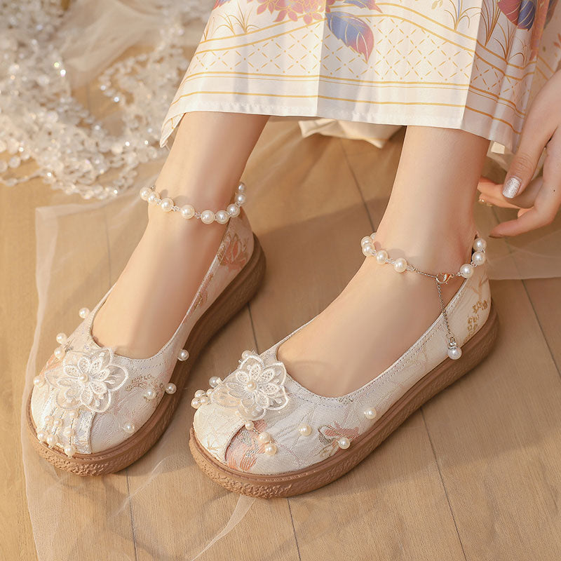 Pearl Flower Hanfu Shoes SE23066