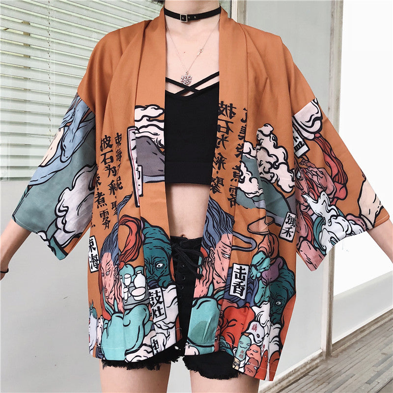 Harajuku Bathrobe Kimono SE11326