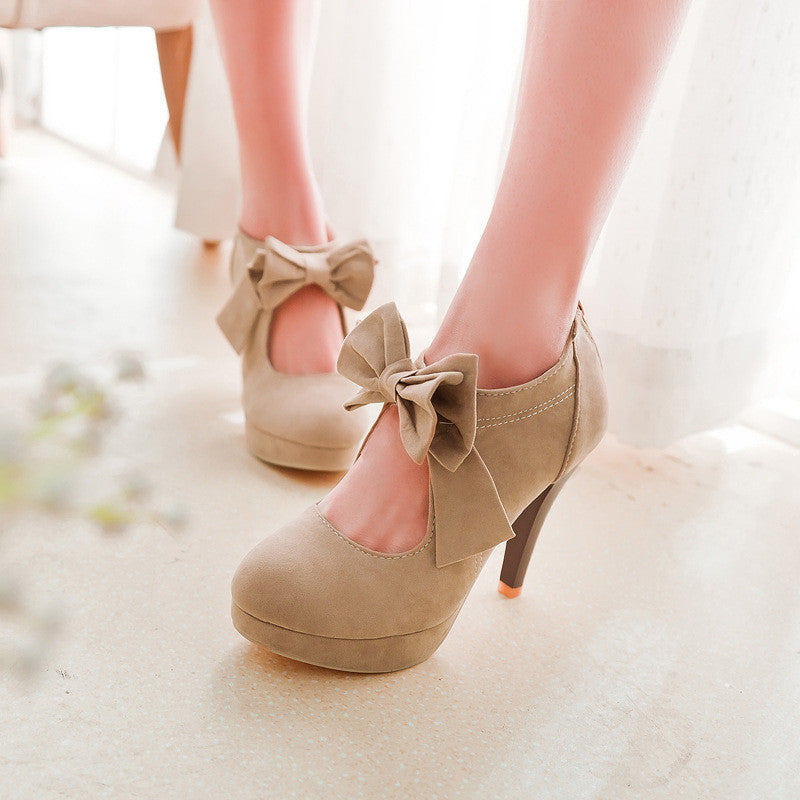 Sweet Bow Heeled Shoes  SE2098