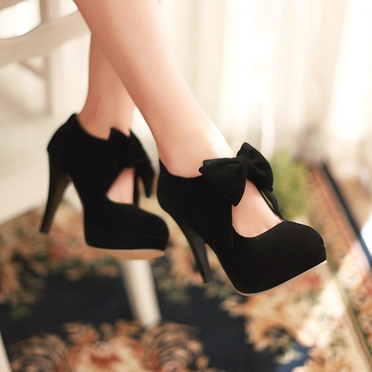 Sweet Bow Heeled Shoes  SE2098