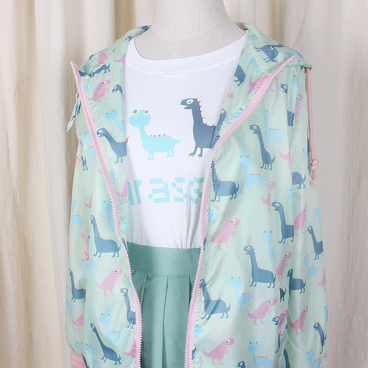 Kawaii Dinosaur Hoodie Jacket SE6423