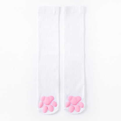 Cat Stockings, Paw Stockings,Pad Socks, Thigh High Stockings,3D Stockings