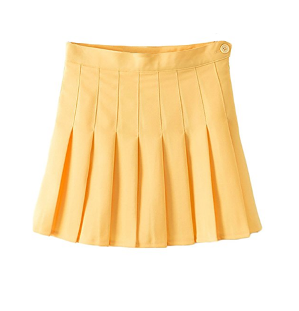 Candy Color Tennis Pleated Skirt SE9185