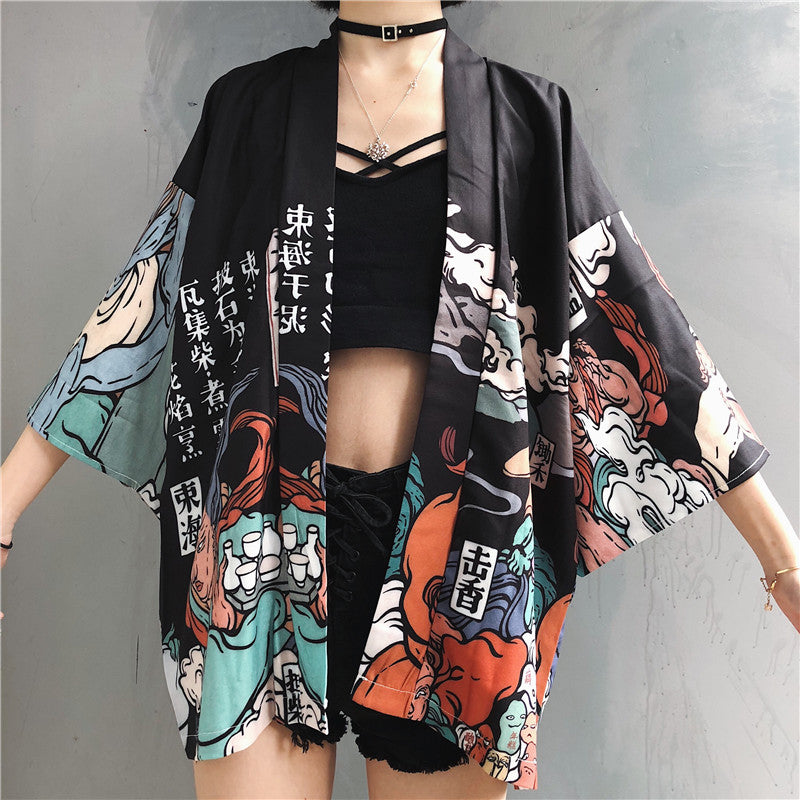 Harajuku Bathrobe Kimono SE11326