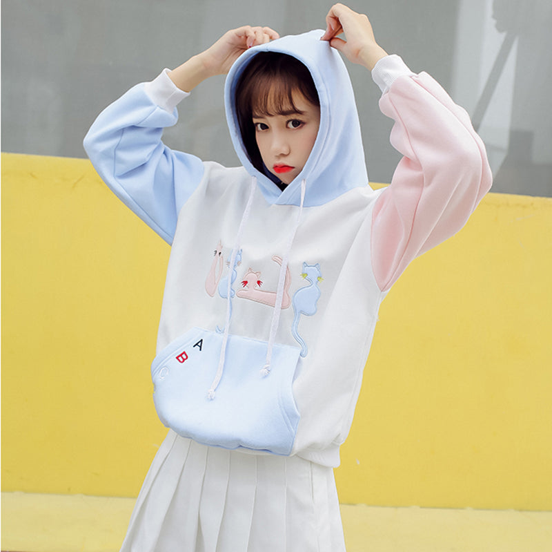 Cute Student Cat Hoodie SE20030