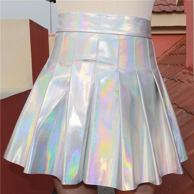 Laser Pleated Skirt SE11164