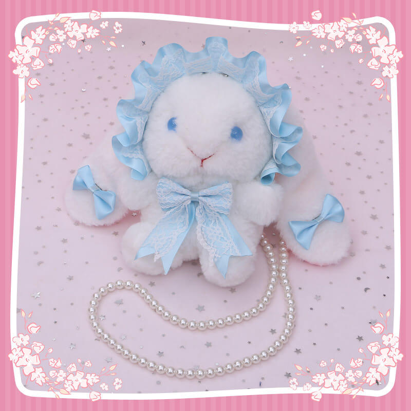 Kawaii Lace Bow Bunny Bag SE21564