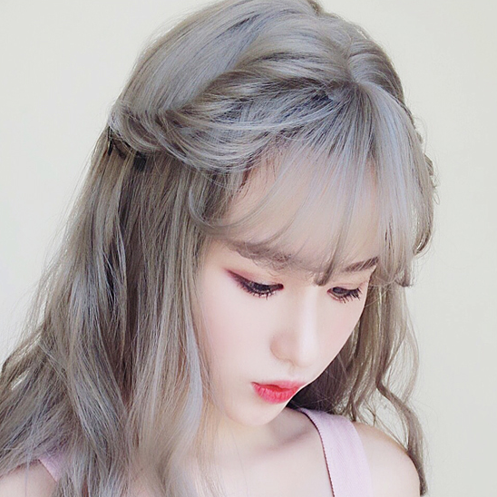 Grey Cosplay Curly Hair SE9583