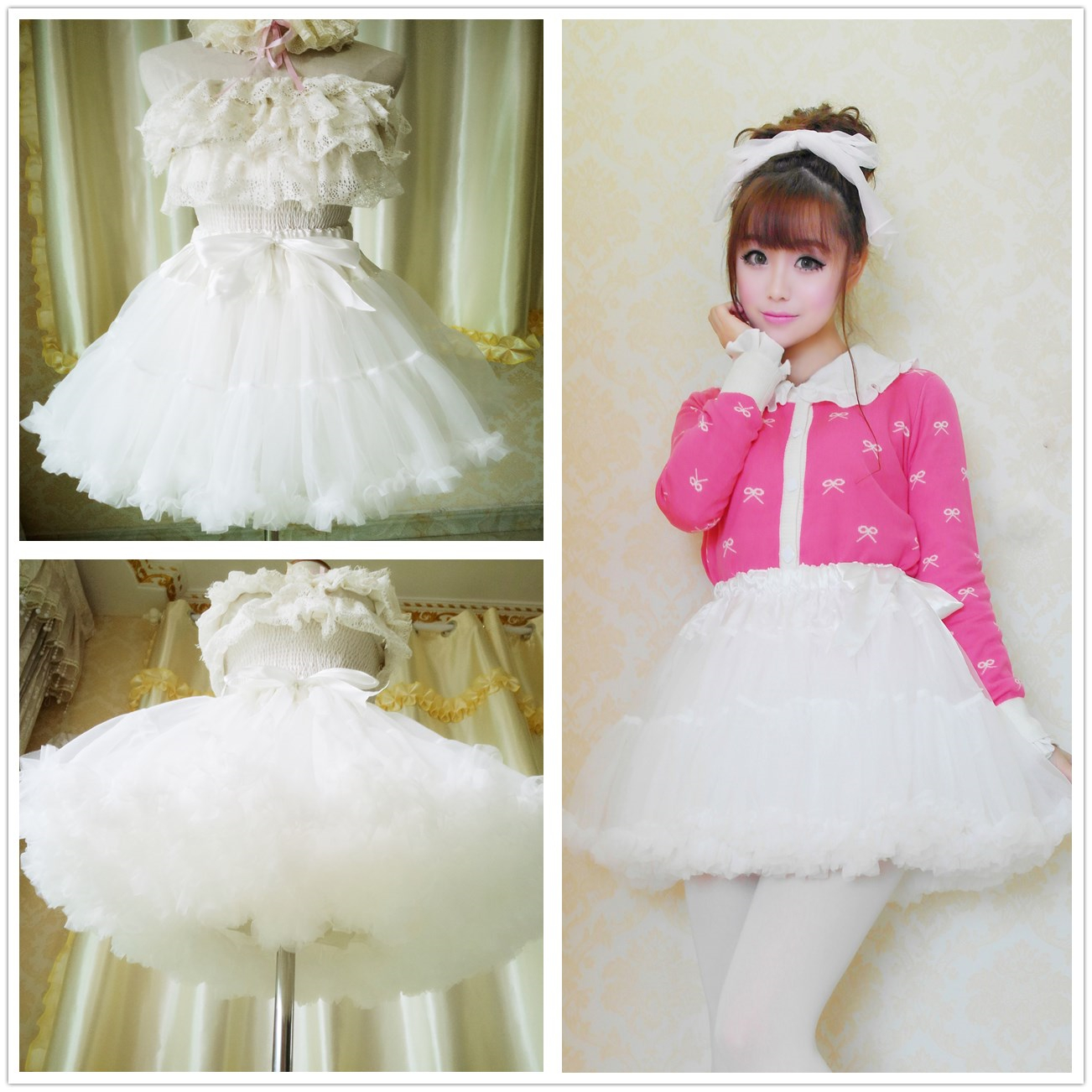 Japanese Net Yarn Tutu Skirts SE4677