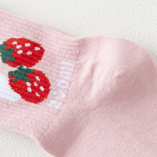 Cute Strawberry Milk Socks SE20036