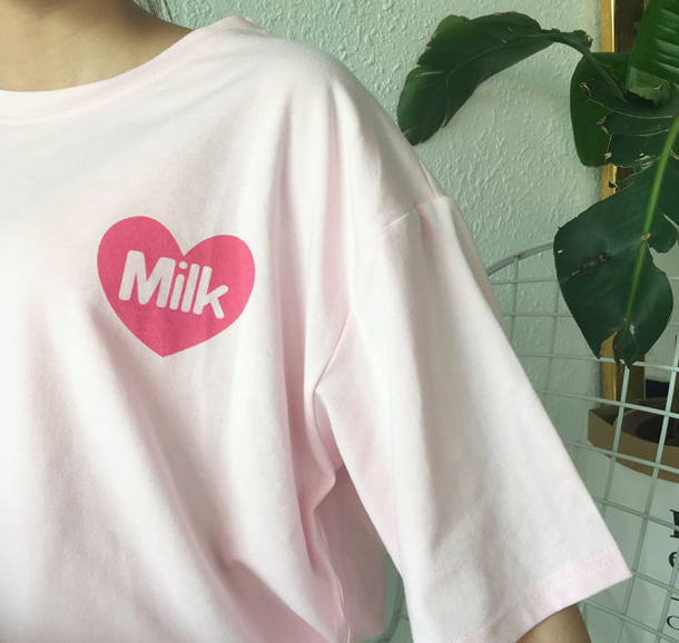 Cute Milk Tee Shirt  SE10219