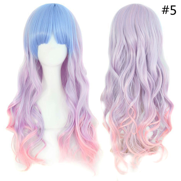 Cos Gradient Curly Wig SE10603