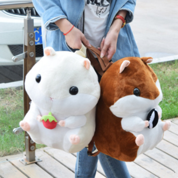 Cartoon Hamster Plush Backpacks SE6935