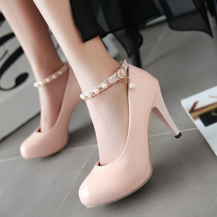 Bead High Heels Shoes SE21711