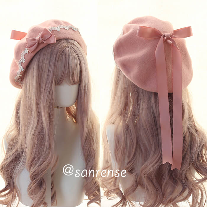 Kawaii Bow Berets Cap SE20933