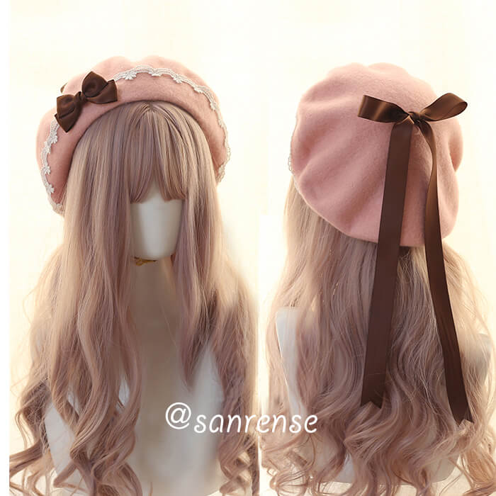 Kawaii Bow Berets Cap SE20933