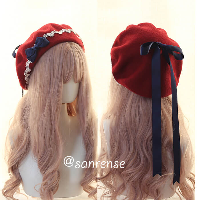 Kawaii Bow Berets Cap SE20933