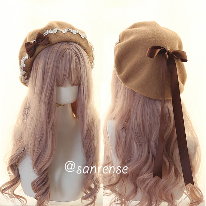 Kawaii Bow Berets Cap SE20933