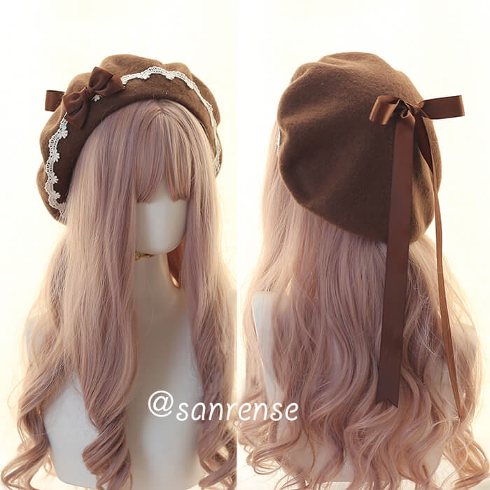 Kawaii Bow Berets Cap SE20933