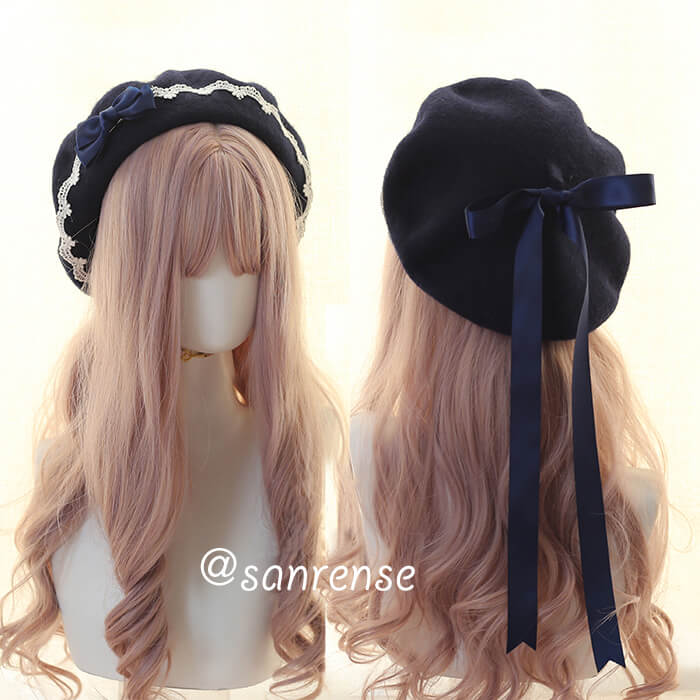 Kawaii Bow Berets Cap SE20933