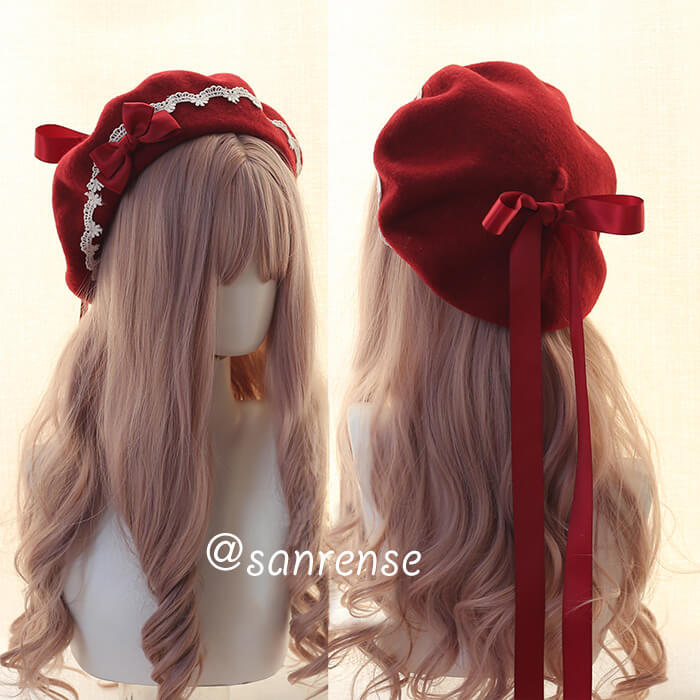 Kawaii Bow Berets Cap SE20933