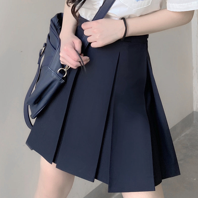 Black Pleated Skirt SE22065