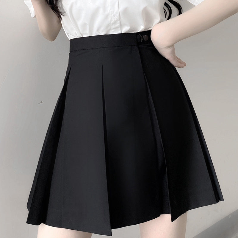 Black Pleated Skirt SE22065