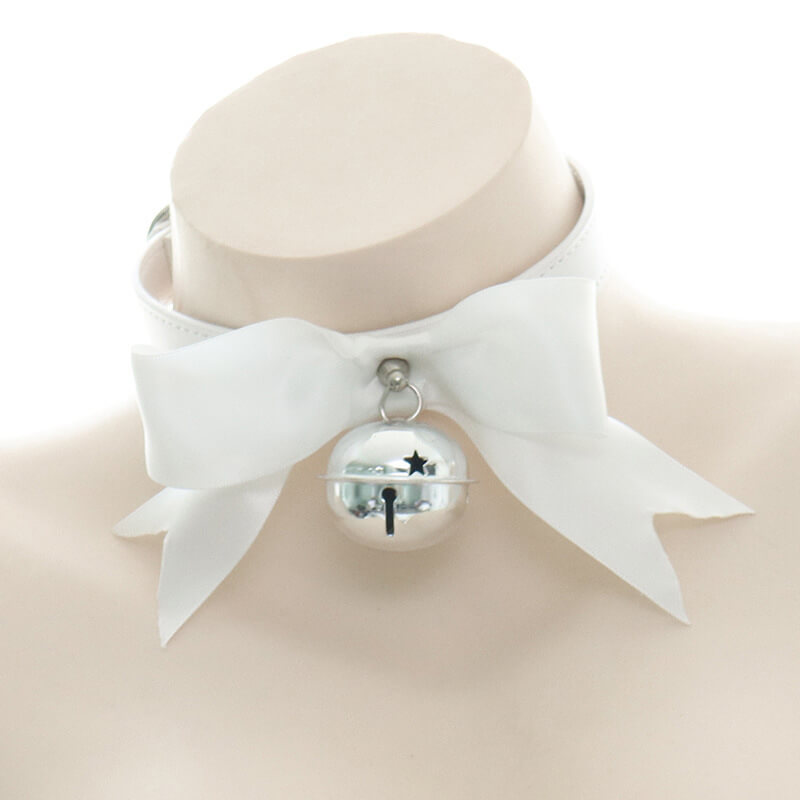 Bow Bell Leather Buckle Necklace SE21610