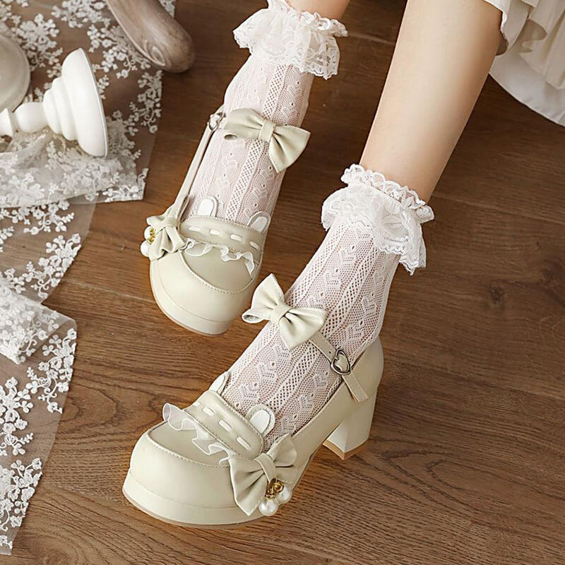 Bow Bear Lolita Shoes SE21860