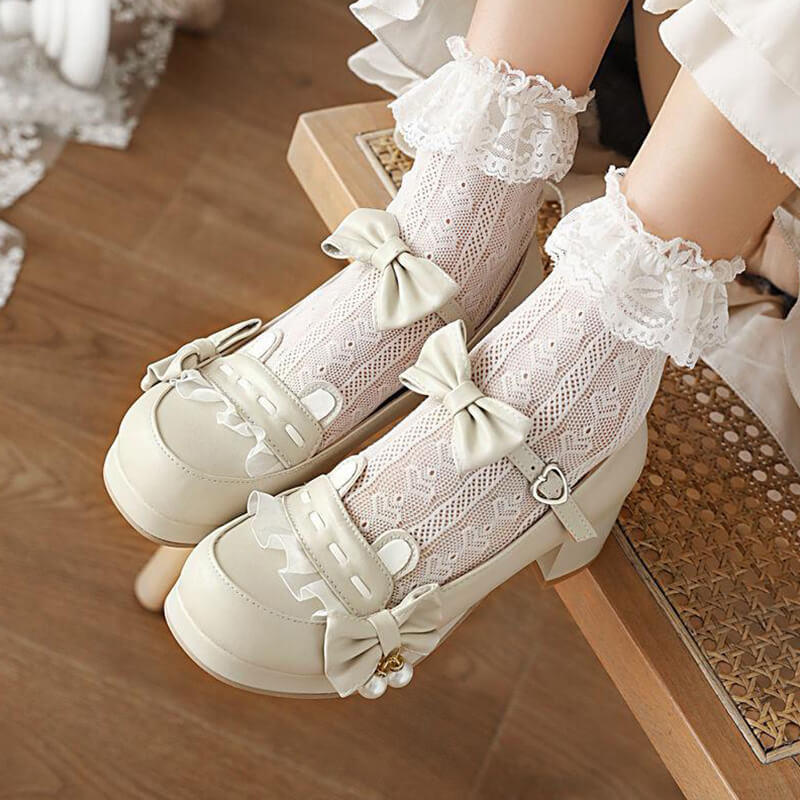 Bow Bear Lolita Shoes SE21860