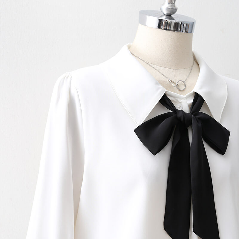 Bow Chiffon Shirt SE21774
