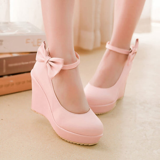 Bow High Heel Shoes SE21731