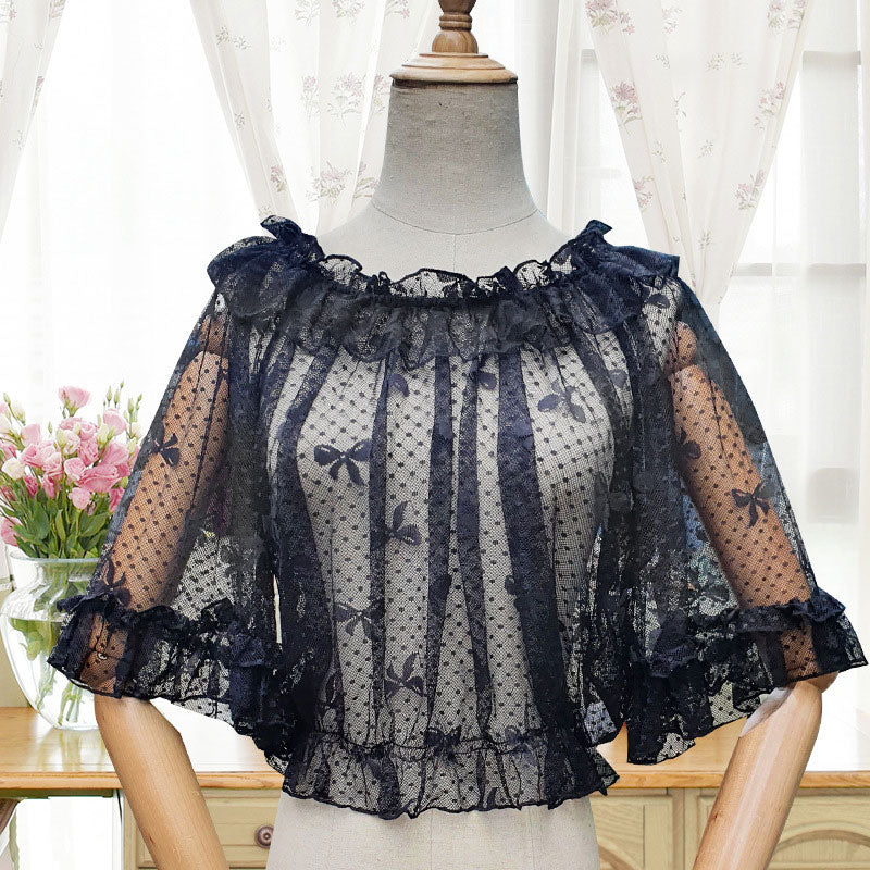 Bow Lace Shirt SE22204