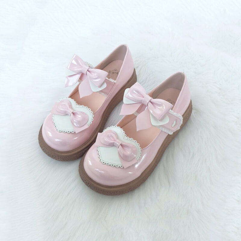 Bow Lolita Flat Shoes SE21614