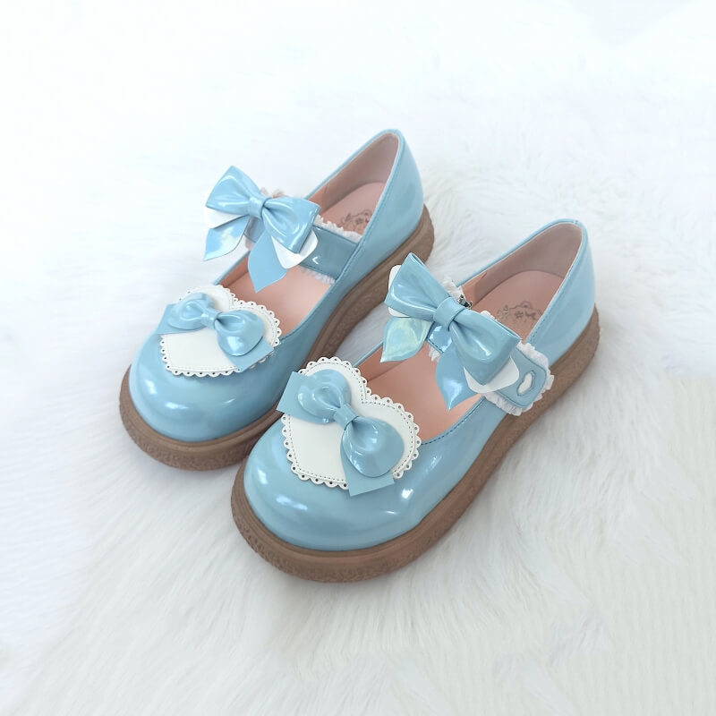 Bow Lolita Flat Shoes SE21614