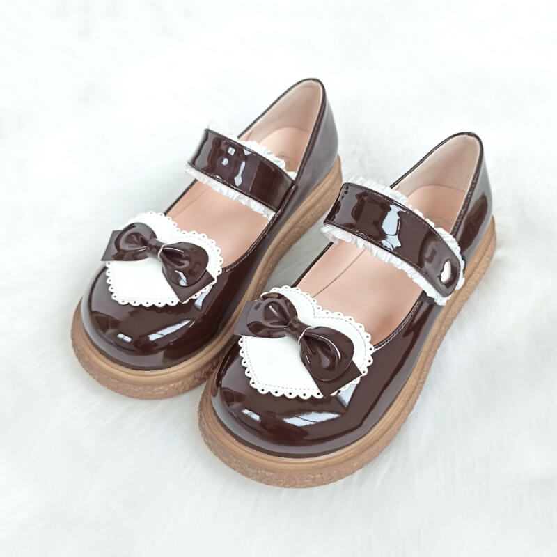 Bow Lolita Flat Shoes SE21614