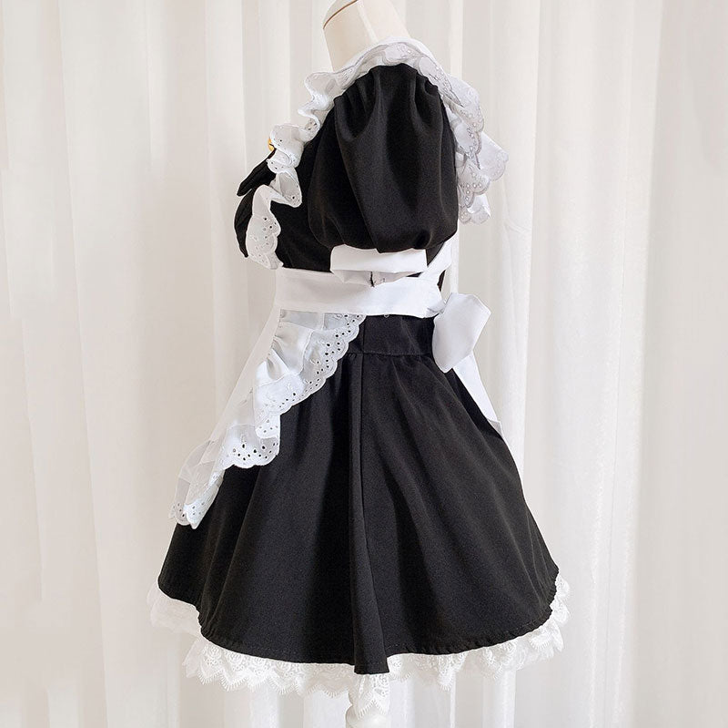 Bowknot Anime Maid Uniform Dress SE22588