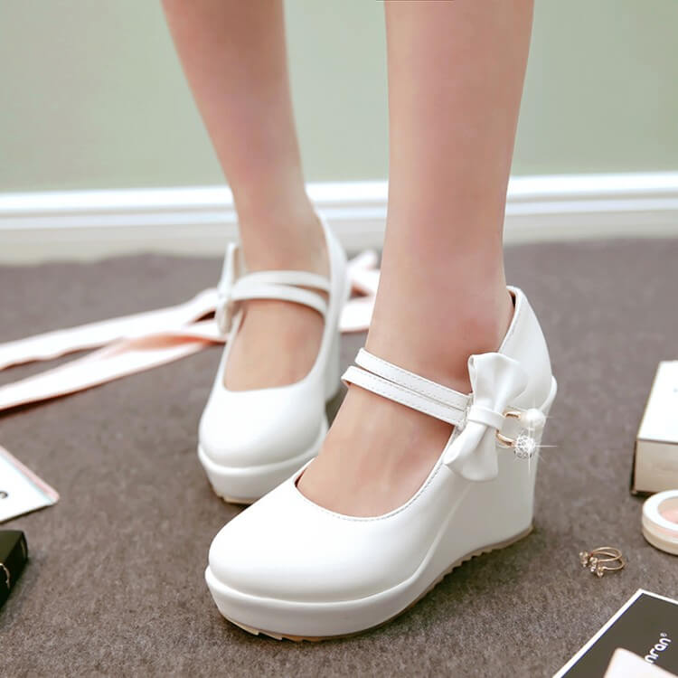 Bowknot Platform Shoes SE21259