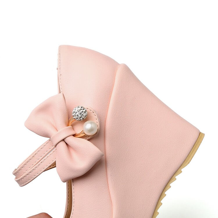 Bowknot Platform Shoes SE21259