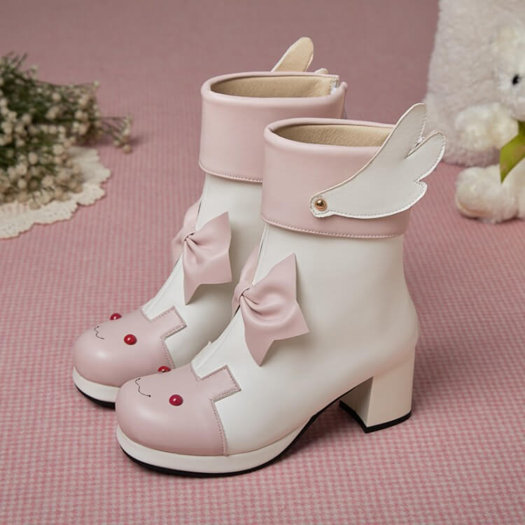 Bunny Bow Wing Boots SE21838