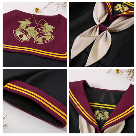Lolita Navy Uniform Bow Dress SE11045