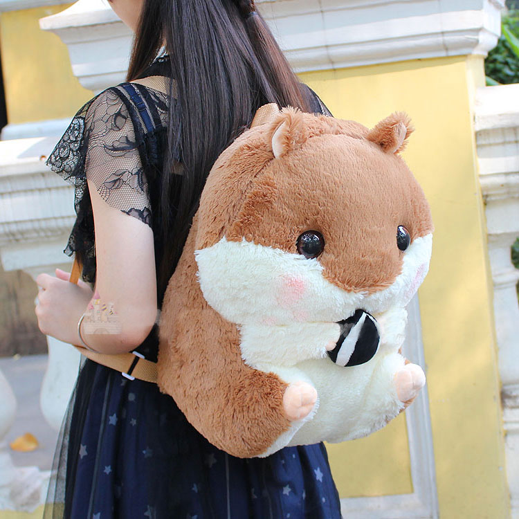 Cute kawaii lolita cartoon plush backpacks
