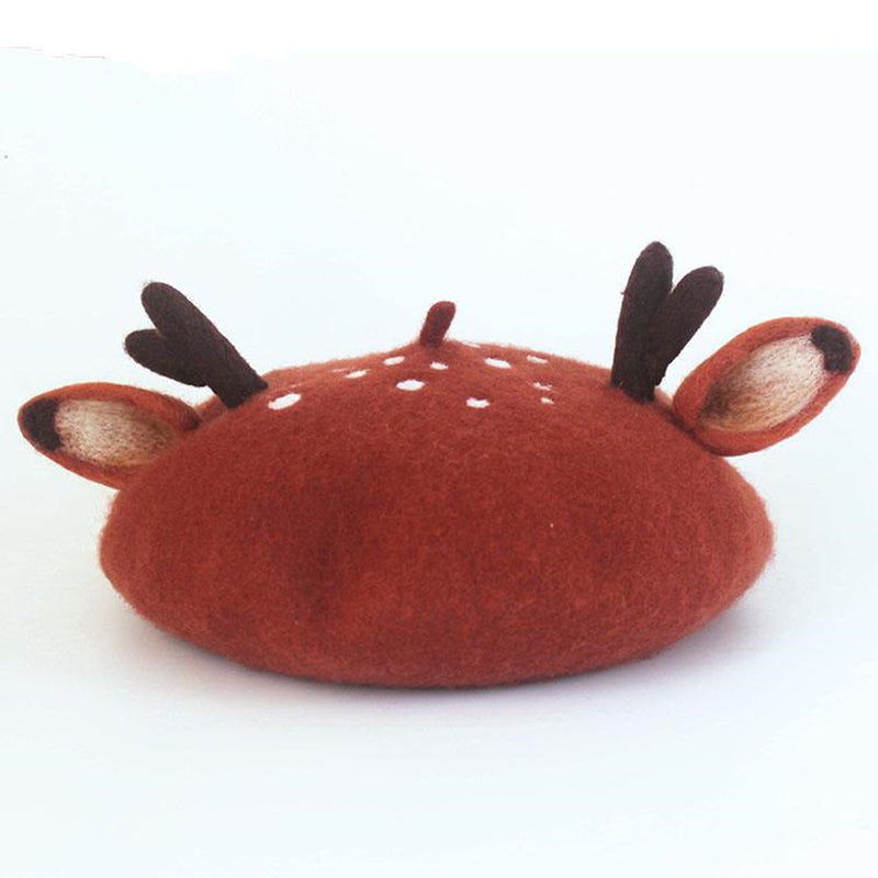 Cute Christmas Antler Ears Beret SE20125